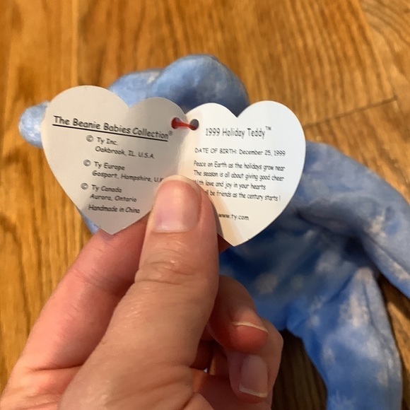 TY Beanie Baby - 1999 HOLIDAY TEDDY (8.5 inch) - Picture 3 of 6